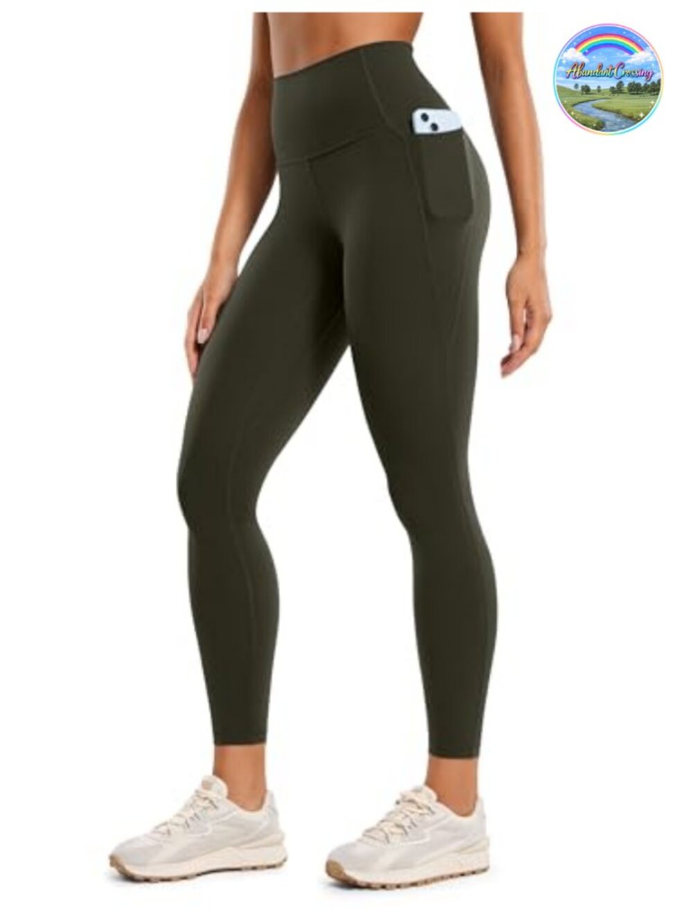 Butterluxe High Rise Leggings with Pockets, 25 inch, 7/8 Length, Tummy Control,